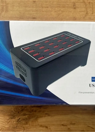 Station de charge USB 100W multi-ports (15 ports) - Neuf, estado: Novo com etiquetas, €30.00, €32.20 inclui Proteção do Comprador