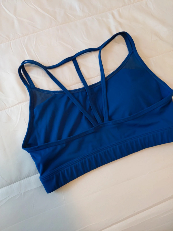 Alphalete Surface Tri sports bra - Sonic Blue 1