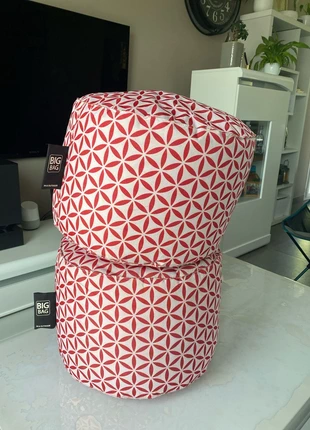 2 Pouf rosace rouge, estado: Muito bom, €25.00, €26.95 inclui Proteção do Comprador