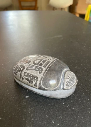 Scarabée Égypte vintage en pierre sculptée, merk: Vintage Love, staat: Heel goed, € 15,00, € 16,45 inclusief Kopersbescherming