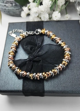 Bracelet acier inoxydable 3 tons – La Muse, femme tendance 2025, marca: Boutique Île de Beauté, estado: Novo sem etiquetas, €6.95, €8.00 inclui Proteção do Comprador Pro