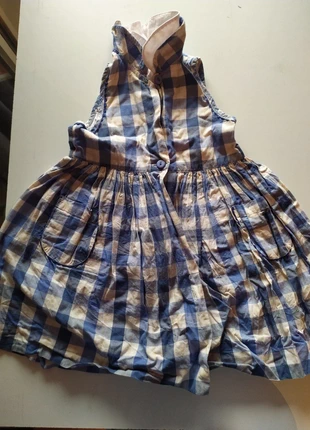 Robe d'été Quadrillée, marke: A l'Heure Anglaise, zustand: Sehr gut, größe: 18–24 Monate / 86, 3,00 €, 3,85 € inklusive Vinted-Käuferschutz