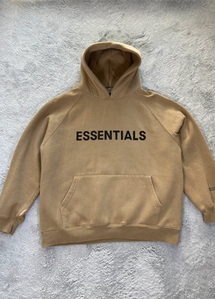 Sweat / pull à capuche Essential fear of god beige/marron Taille S Très bon état, marke: Essential, zustand: Sehr gut, größe: S, 35,00 €, 37,45 € inklusive Vinted-Käuferschutz