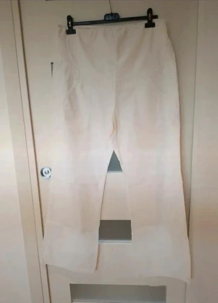 Pantalon de grossesse en lin 44 Ligne Maternité, merk: Ligne Maternité, staat: Heel goed, maat: XXL / 44 / 16, € 5,90, € 6,90 inclusief Kopersbescherming