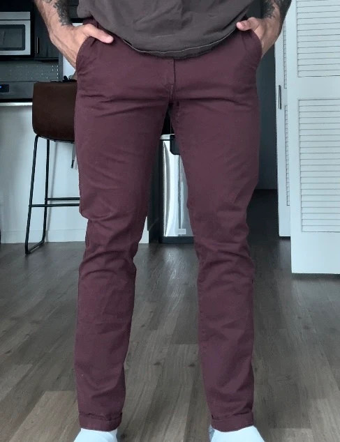 H&M Red Chinos 4