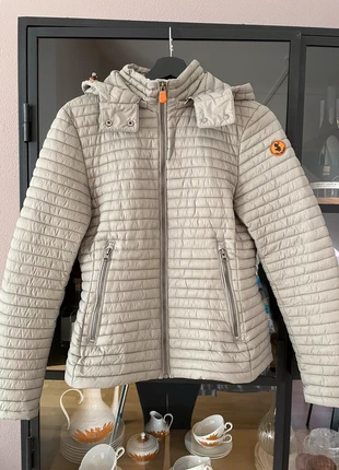 Beige Steppjacke von Save the Duck - Größe M / Size 3, marque: Save The Duck, état: Très bon état, taille: M / 38 / 10, 54,50 €, 57,93 € Protection acheteurs incluse