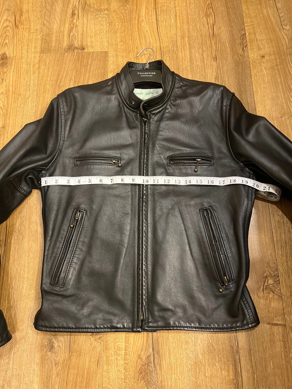 Cafe racer leather jacket 5