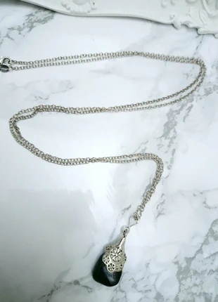 Vintage Silver Chain & Gemstone Pendant , brand: Vintage Boutique, condition: Very good, £22.99, £24.84 includes Buyer Protection