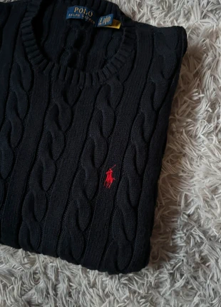pull maille col rond cable knit torsade qr code ralph lauren vintage old money timeless, marca: Ralph Lauren, estado: Muito bom, tamanho: S, €50.00, €53.20 inclui Proteção do Comprador