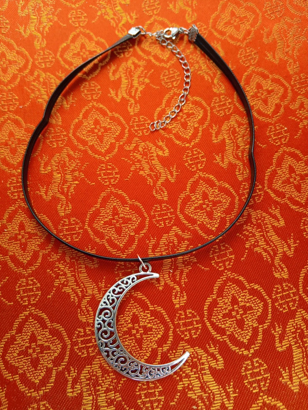 Spiritual / Hippie / Witch / Wicca / Goth - Moon Choker Necklace 1