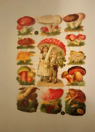 mushroom and roses stickers 🍄🌹, marque: E&F, état: Neuf sans étiquette, taille: Taille unique, 4,99 €, 5,94 € Protection acheteurs incluse