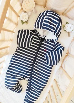 Combipilote marinière à capuche garçon 12 mois petit bateau, brand: Petit Bateau, condizioni: Ottime, taglia: 9-12 mesi / 74 cm, €30.00, €32.20 include la Protezione acquisti Pro