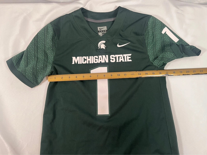 Michigan State Spartans Nike Football Game Jersey #1 Kids Youth Size Medium 5