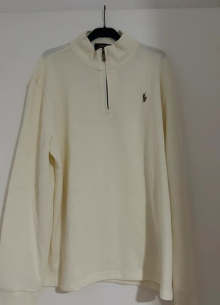 Polo Ralph Lauren Quarter-Zip Pullover, marca: Ralph Lauren, estado: Muito bom, tamanho: M, €30.00, €32.20 inclui Proteção do Comprador