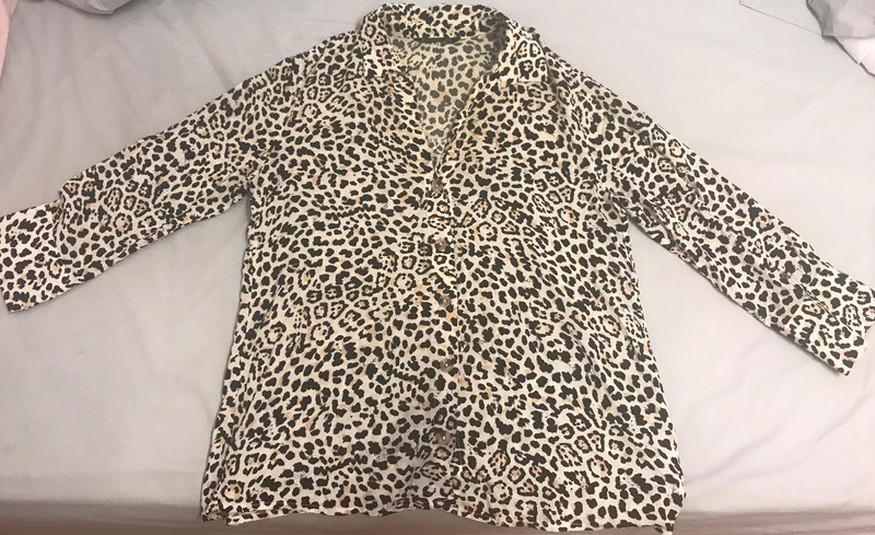 Camisa estampado de leopardo