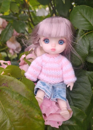 Short+ pull rayé rose pour pukifee ou lati, merk: Fait Main, staat: Heel goed, maat: Universeel, € 12,00, € 13,30 inclusief Kopersbescherming Pro