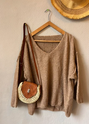 Magnifique pull femme taille L XL automne hiver marron beige taille L neuf sans étiquette, brand: Boutique Italiana, condizioni: Ottime, taglia: XL / IT 46 / EU 42, €12.00, €13.30 include la Protezione acquisti Pro
