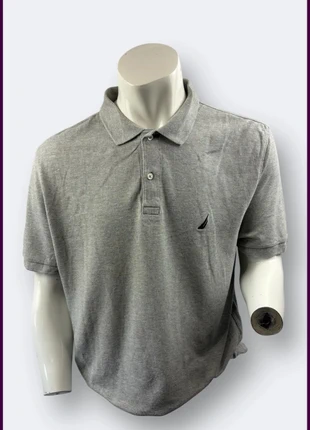 Polo gris clair Nautica Classic Fit logo brodé taille XL, brand: Nautica, condition: Very good, size: XL, €15.00, €16.45 includes Buyer Protection Pro