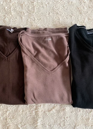 Lot de 3 pulls homme en coton, état: Satisfaisant, taille: M, 5,00 €, 5,95 € Protection acheteurs incluse