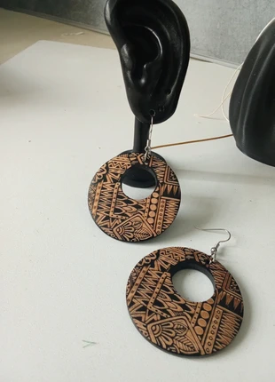 Boucles d'oreilles ethnique, marca: Noir, estado: Muito bom, €2.00, €2.80 inclui Proteção do Comprador