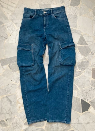 Jeans Cargo Baggy, marke: Bershka, zustand: Neu, größe: S / 36 / 8, 9,90 €, 11,10 € inklusive Vinted-Käuferschutz