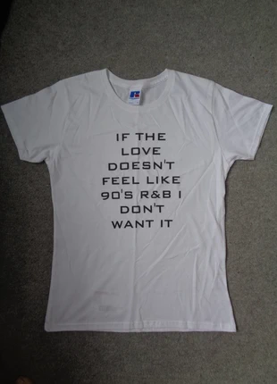 White T-shirt - Russell - M, condition: New with tags, size: M / UK 12-14, £5.00, £5.95 includes Buyer Protection