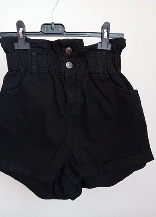 Shorts denim neri #paperbagshorts, marque: Denim, état: Très bon état, taille: XS / 34 / 6, 5,00 €, 5,95 € Protection acheteurs incluse