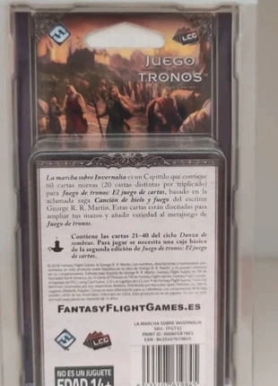Juego de Cartas: Juego de Tronos (en su embalaje, sin abrir), marca: FANTASY FLIGHT GAMES, estado: Nuevo con etiquetas, 12,00 €, 13,30 € Protección al comprador incluida