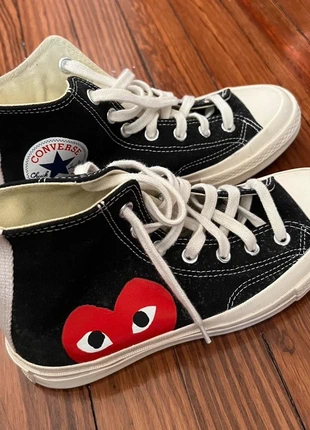 Converse Comme des Garçons Sneakers - Black, brand: Converse, condition: Very good, size: Other, £57.59, £61.17 includes Buyer Protection