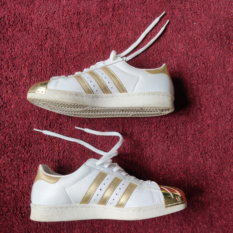 Adidas superstar star hotsell wars bianche