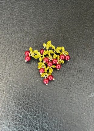 Prachtige Vintage Rode Cranberry Broche, condizioni: Nuovo con cartellino, €4.95, €5.90 include la Protezione acquisti