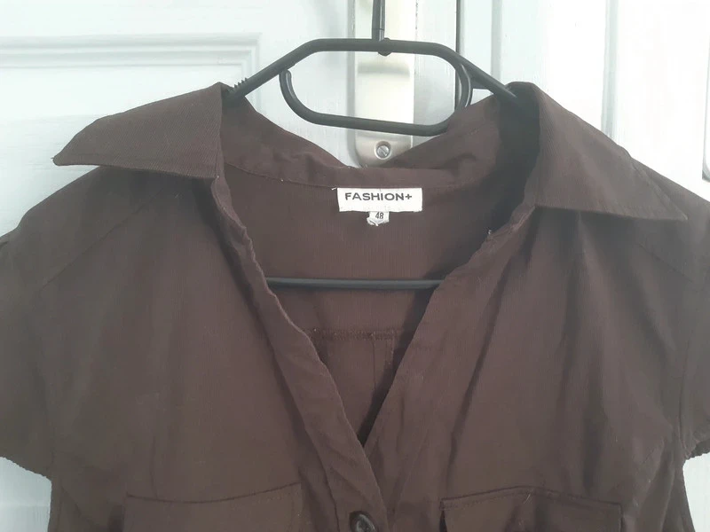 Robe femme style chemisier et jupette taille 46 - photo numéro 4