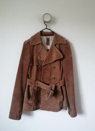 Veste saharienne en cuir, brand: Naf Naf, condizioni: Ottime, taglia: S / IT 40 / EU 36, €15.00, €16.45 include la Protezione acquisti Pro