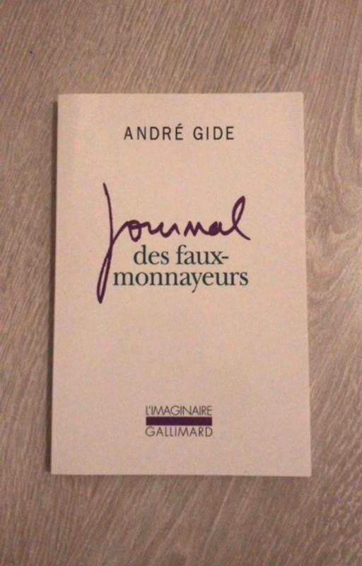 André Gide Journal des faux-monnayeurs 1