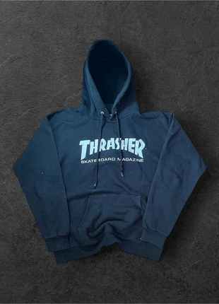 Sweat pull à capuche Trasher noir logo imprimé Hommes - S, brand: Trasher, condition: Very good, size: S, €23.00, €24.85 includes Buyer Protection