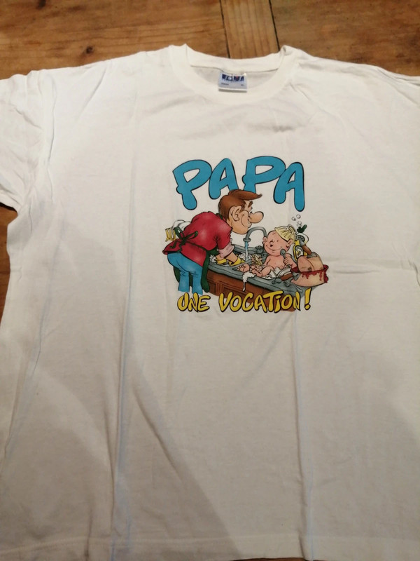 Tee shirt homme Papa une vocation Vinted