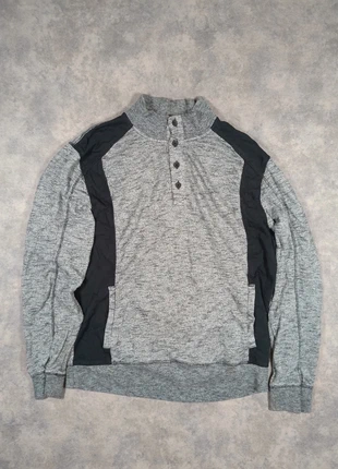 Sweat gris et noir homme Calvin Klein Jeans col montant boutonné style streetwear casual – taille M, marke: Calvin Klein, zustand: Sehr gut, größe: M, 19,90 €, 21,60 € inklusive Vinted-Käuferschutz