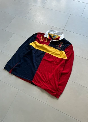 Ralph Lauren longpolo red-darkblue-yellow, size M, marque: Ralph Lauren, état: Très bon état, taille: M, 35,00 €, 37,45 € Protection acheteurs incluse