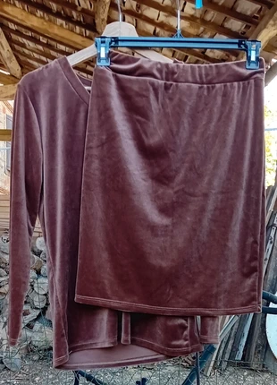 Ensemble aspect velour, brand: Meet you, condition: New without tags, size: M / 38 / 10, €10.00, €11.20 includes Buyer Protection