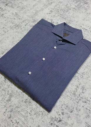 Chemise Hugo Boss Boss Selection Rayée Bleu Canclini Coton M 40 Shaped Fit Vintage Business, marca: Hugo Boss, estado: Muy bueno, tamaño: M, 44,99 €, 47,94 € Protección al comprador Pro incluida