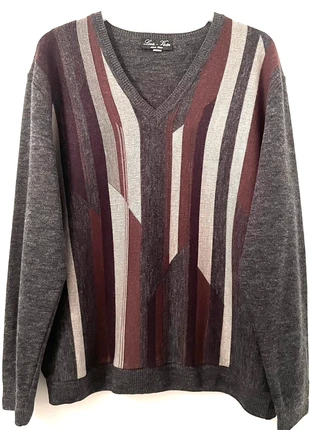 Vintage pull tricoté à rayures graphiques, marca: Vintage Dressing, estado: Muy bueno, tamaño: M, 10,00 €, 11,20 € Protección al comprador incluida