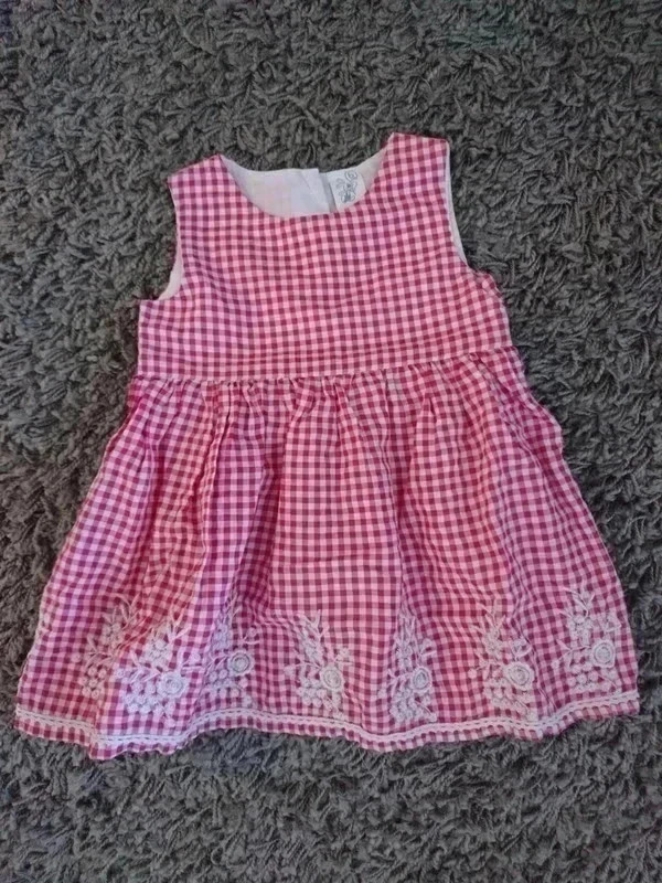 Robe vichy fille 6 mois