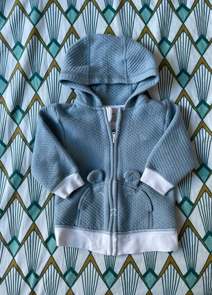 Sweat-shirt BU bleu bébé garçon coton matelassé Taille 9-12 mois, marque: B.U., état: Bon état, taille: 9-12 mois / 74 cm, 5,70 €, 6,69 € Protection acheteurs incluse