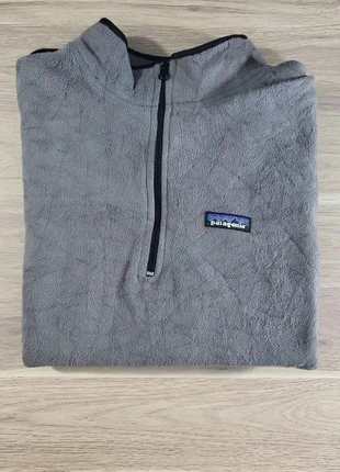 Veste Patagonia polaire homme Taille XL grise col montant demi zip logo brodé, marke: Patagonia, zustand: Sehr gut, größe: XL, 55,00 €, 58,45 € inklusive Vinted-Käuferschutz