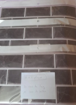 Plaques adhésives, brand: Shein, condition: New without tags, €10.00, €11.20 includes Buyer Protection