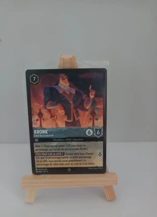 Disney Lorcana - Kronk Chef de la sécurité - 185/204 - FR 5 - Ultra Rare, marke: Ravensburger, zustand: Wie neu, 2,00 €, 2,80 € inklusive Vinted-Käuferschutz