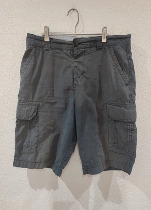 Pantalón corto bolsillos hombre gris rayas muy finas XDYE 42, marca: XDYE, estado: Muy bueno, tamaño: W32 | ES 42, 10,00 €, 11,20 € Protección al comprador incluida