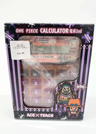 Licensed Ace x Teach Onepiece Japan Calculator New, brand: OnePiece, condition: New with tags, size: One size, £12.99, £14.33 includes Buyer Protection Pro