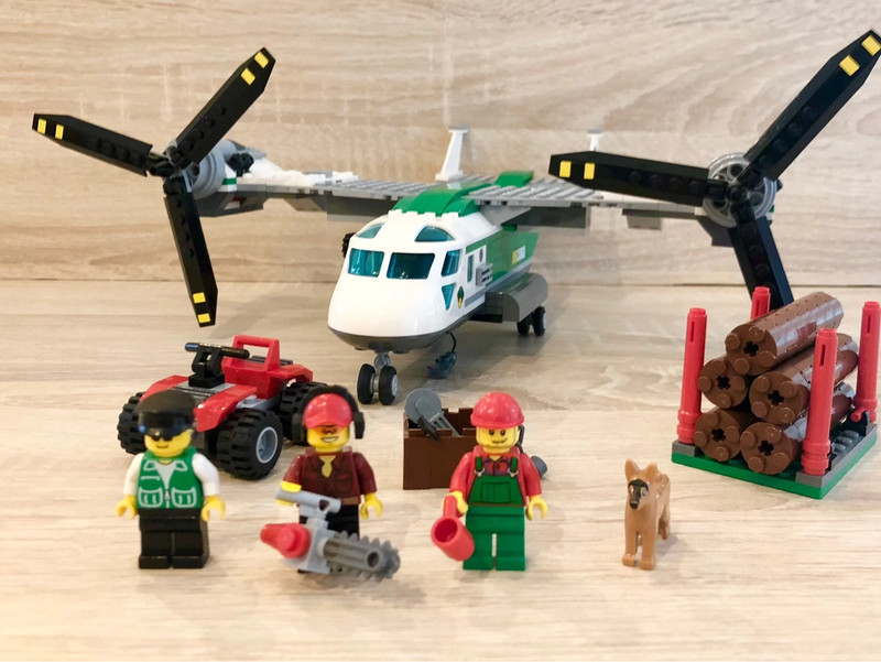 Lego city avion cargo