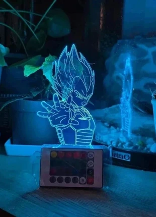 🔥 Lampe 3D Végéta – Télécommande incluse, neuve, marque: Dragon Ball Z, état: Très bon état, 9,50 €, 10,68 € Protection acheteurs (Pro) incluse